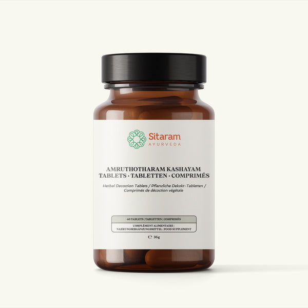 Sitaram Ayurveda, Amruthotharam Kashayam compresse, integratore ayurvedico