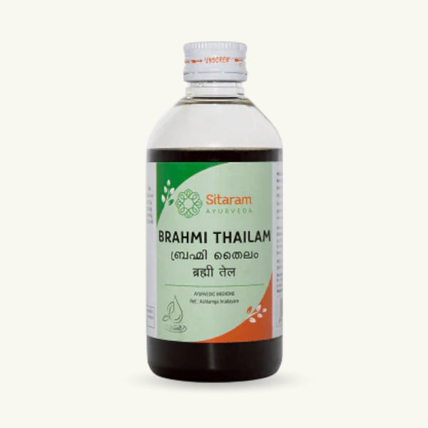 Sitaram Ayurveda, Brahmi Thailam, 200 ml, Thailam ayurvedico classico