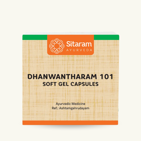 Sitaram Ayurveda, Dhanwantharam 101 Avarthy capsule, 100 capsule, integratore ayurvedico