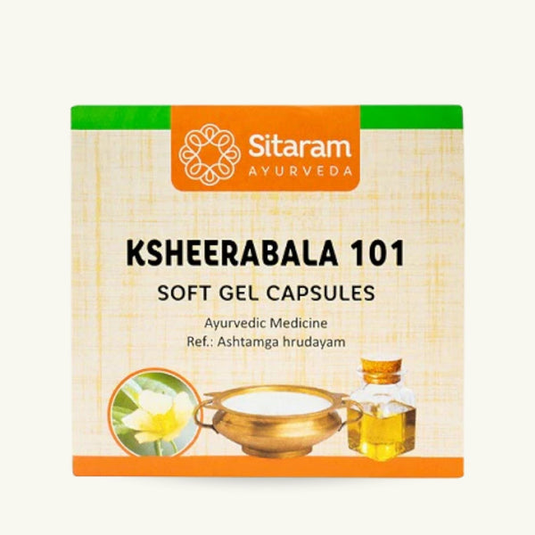 Sitaram Ayurveda, Ksheerabala 101 capsule molli, 100 capsule, integratore ayurvedico